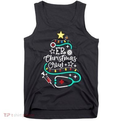 ER Christmas Crew Emergency Room Nurse ER Techs Secretary Tank Top