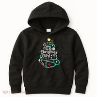ER Christmas Crew Emergency Room Nurse ER Techs Secretary Kids Hoodie thumb 0