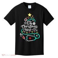 ER Christmas Crew Emergency Room Nurse ER Techs Secretary Kids T-Shirt thumb 0