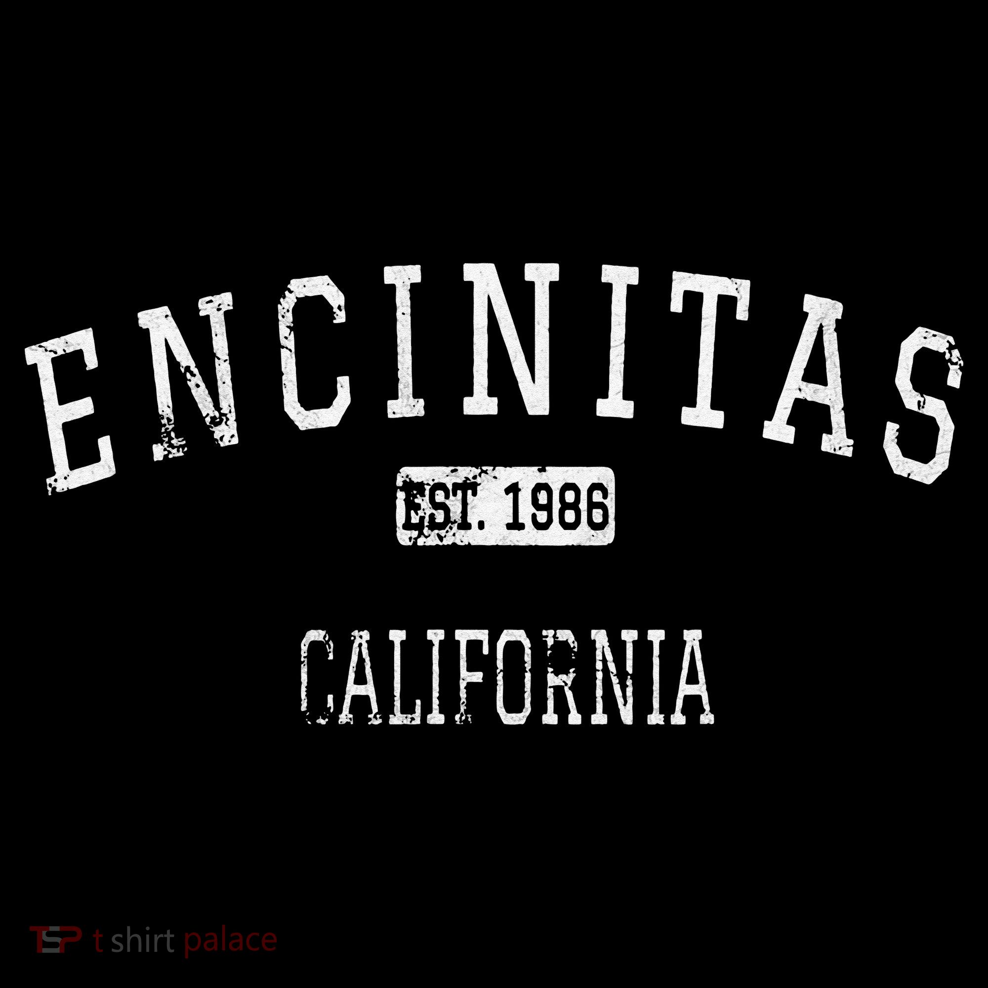 Encinitas California CA Vintage stage athletic style T-Shirt