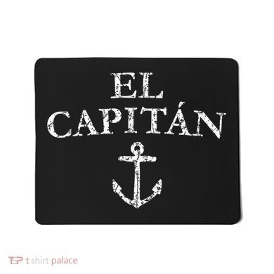 El Capitan Captain Anchor Boat & Sail Mousepad