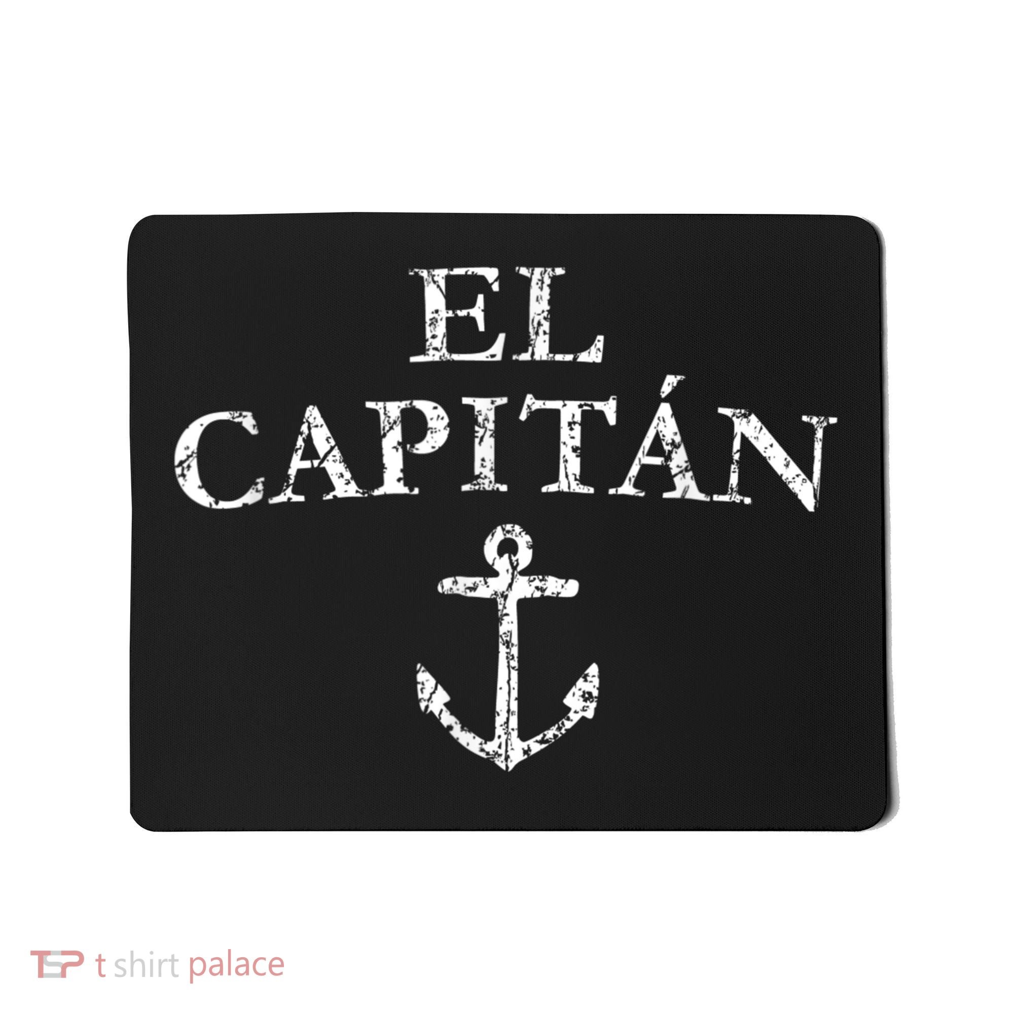 El Capitan Captain Anchor Boat & Sail Mousepad