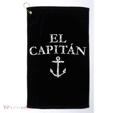 El Capitan Captain Anchor Boat & Sail Golf Towel