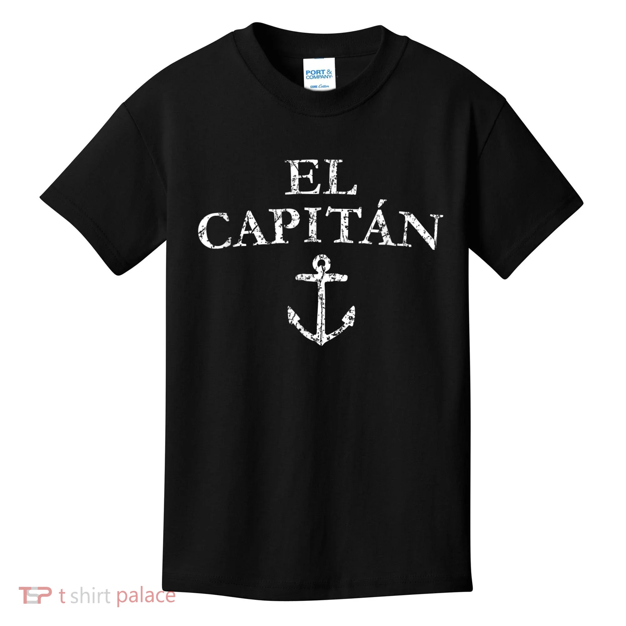El Capitan Captain Anchor Boat & Sail Kids T-Shirt