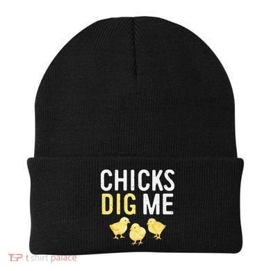 Easter Chicks Dig Me Watercolor Beanie