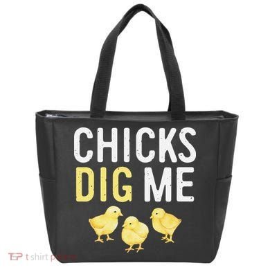 Easter Chicks Dig Me Watercolor Tote Bag