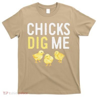 Easter Chicks Dig Me Watercolor T-Shirt