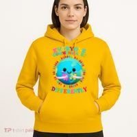 Everyone Communicated Differently Autism Awareness Acceptance Hoodie thumb 5