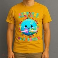 Everyone Communicated Differently Autism Awareness Acceptance T-Shirt thumb 3