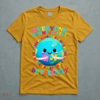 Everyone Communicated Differently Autism Awareness Acceptance T-Shirt thumb 5