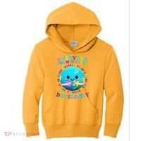 Everyone Communicated Differently Autism Awareness Acceptance Kids Hoodie thumb 0