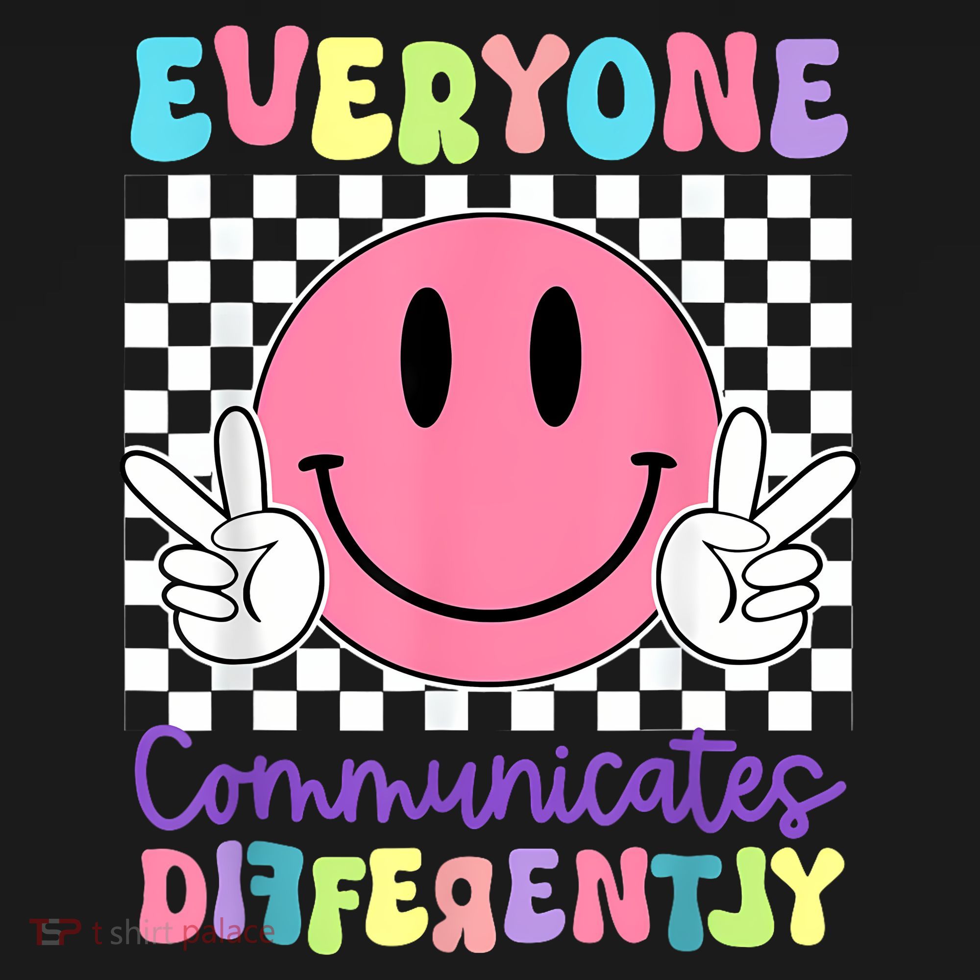 Everyone Communicates Differently Autism Awareness Teacher Sweatshirt