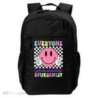 Everyone Communicates Differently Autism Awareness Teacher Backpack thumb 0