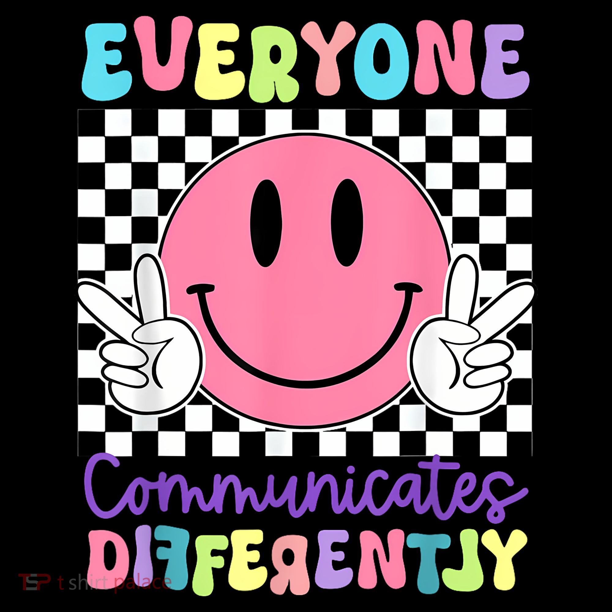 Everyone Communicates Differently Autism Awareness Teacher Bucket Hat