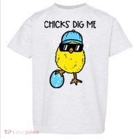 Easter Chicks Dig Me Cute Boy Teens Toddler T-Shirt thumb 0