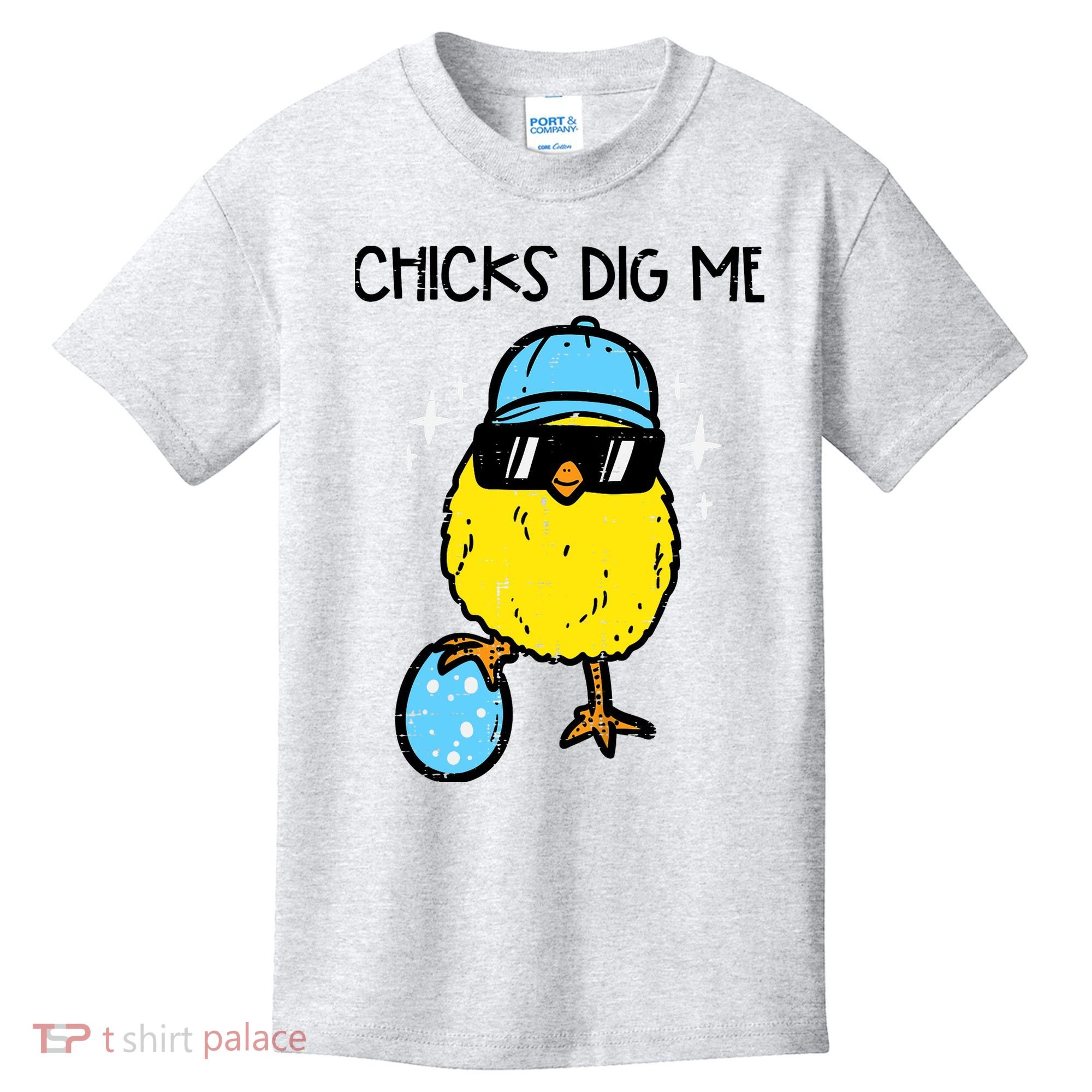 Easter Chicks Dig Me Cute Boy Teens Kids T-Shirt