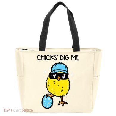 Easter Chicks Dig Me Cute Boy Teens Tote Bag