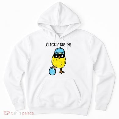Easter Chicks Dig Me Cute Boy Teens Hoodie