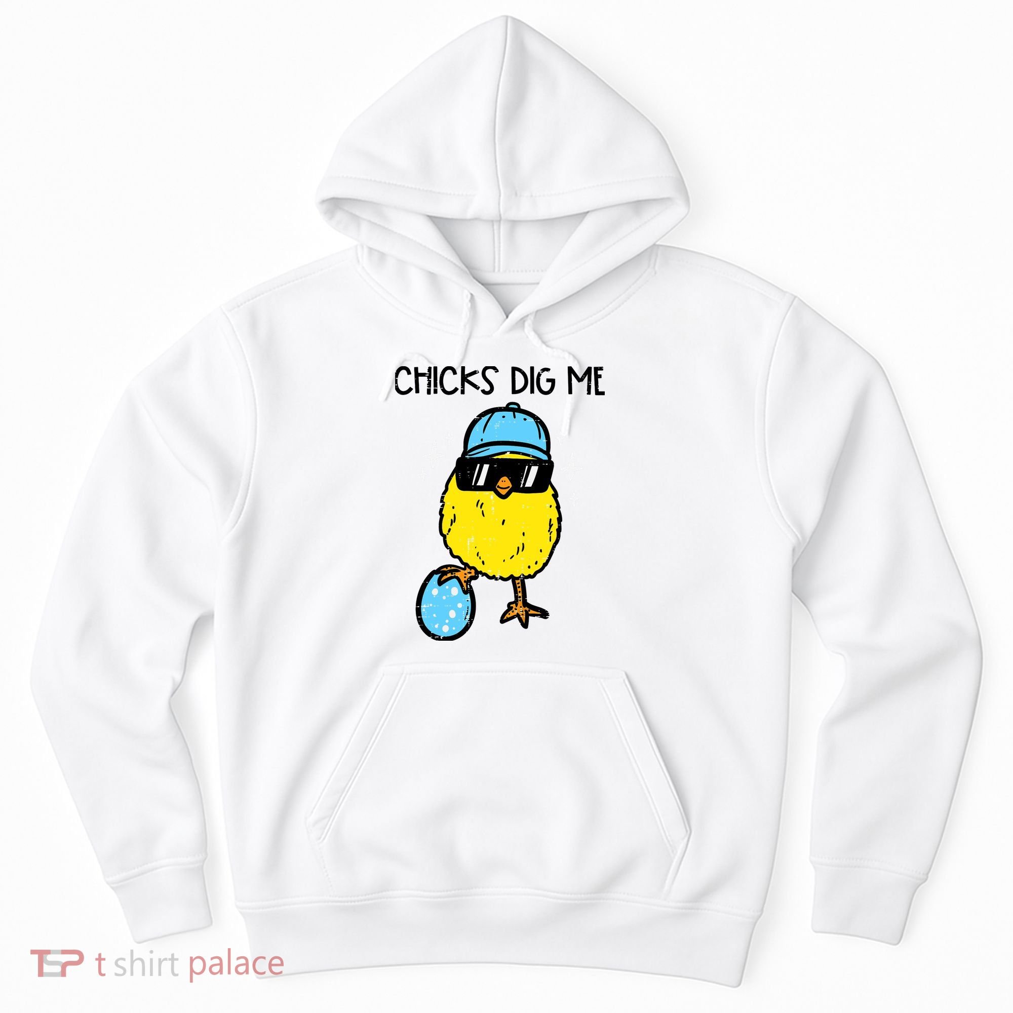 Easter Chicks Dig Me Cute Boy Teens Hoodie