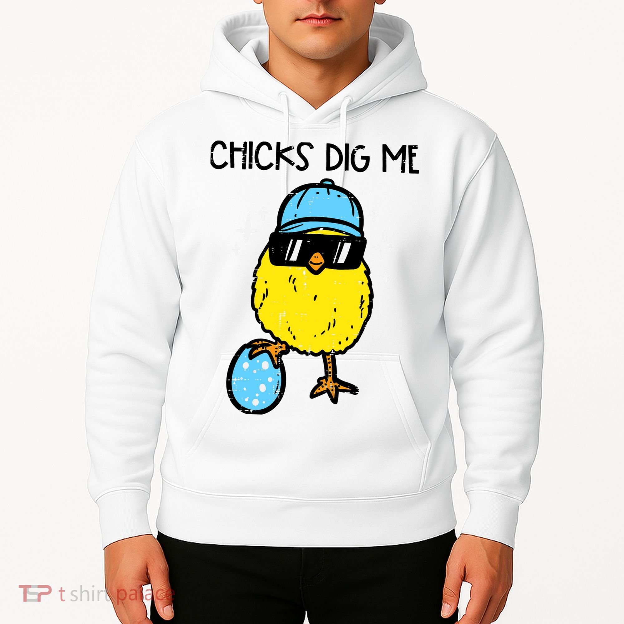 Easter Chicks Dig Me Cute Boy Teens Hoodie