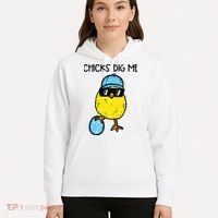 Easter Chicks Dig Me Cute Boy Teens Hoodie thumb 5