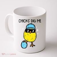 Easter Chicks Dig Me Cute Boy Teens Coffee Mug thumb 0
