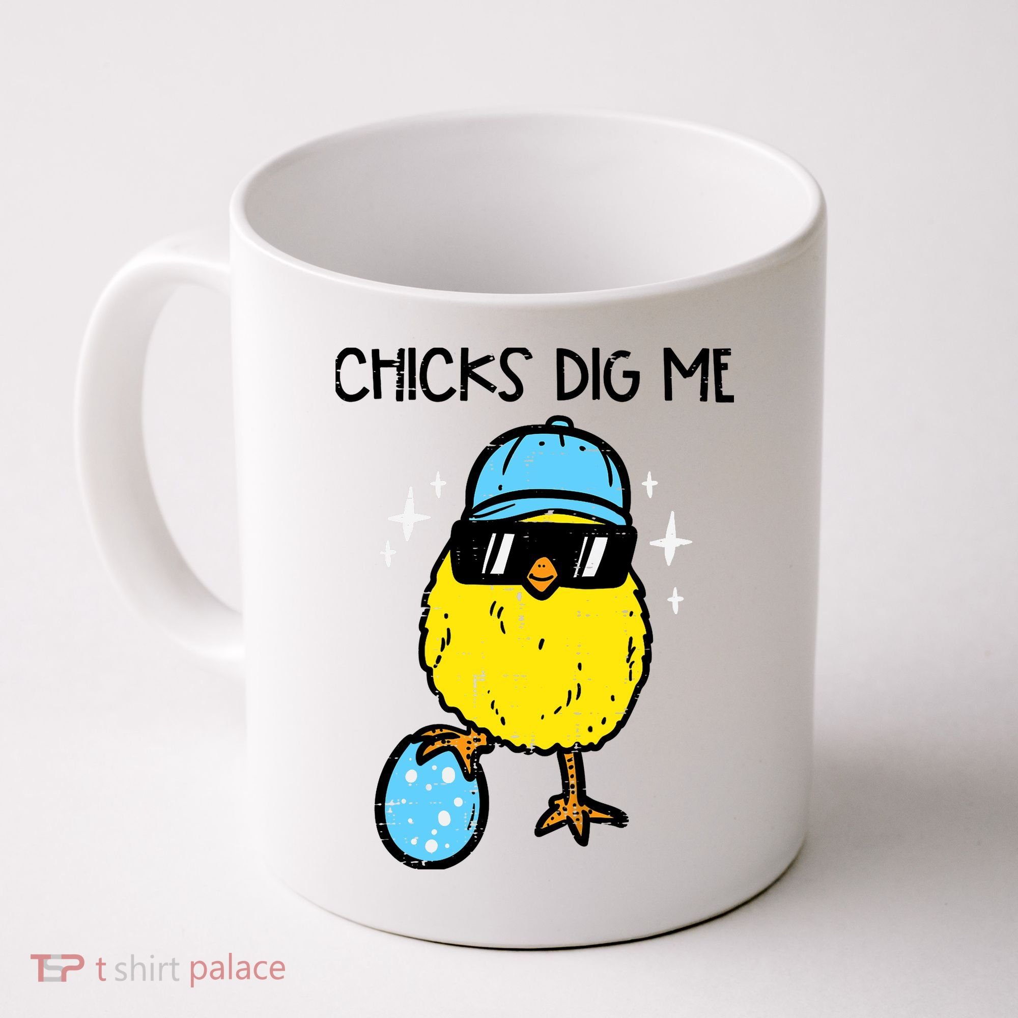Easter Chicks Dig Me Cute Boy Teens Coffee Mug