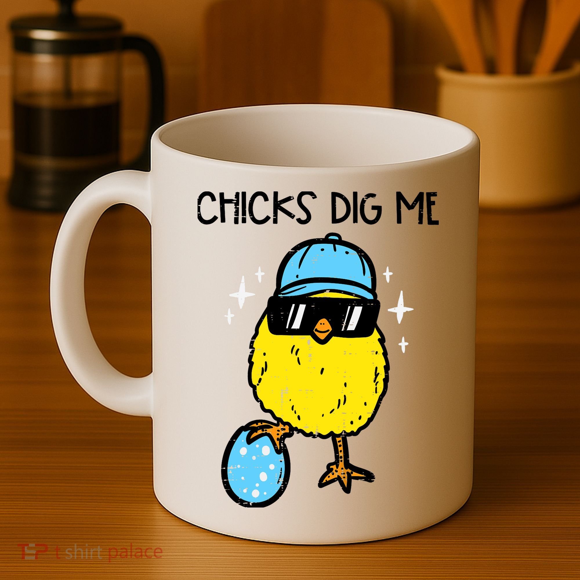 Easter Chicks Dig Me Cute Boy Teens Coffee Mug