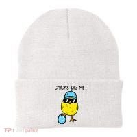 Easter Chicks Dig Me Cute Boy Teens Beanie thumb 0