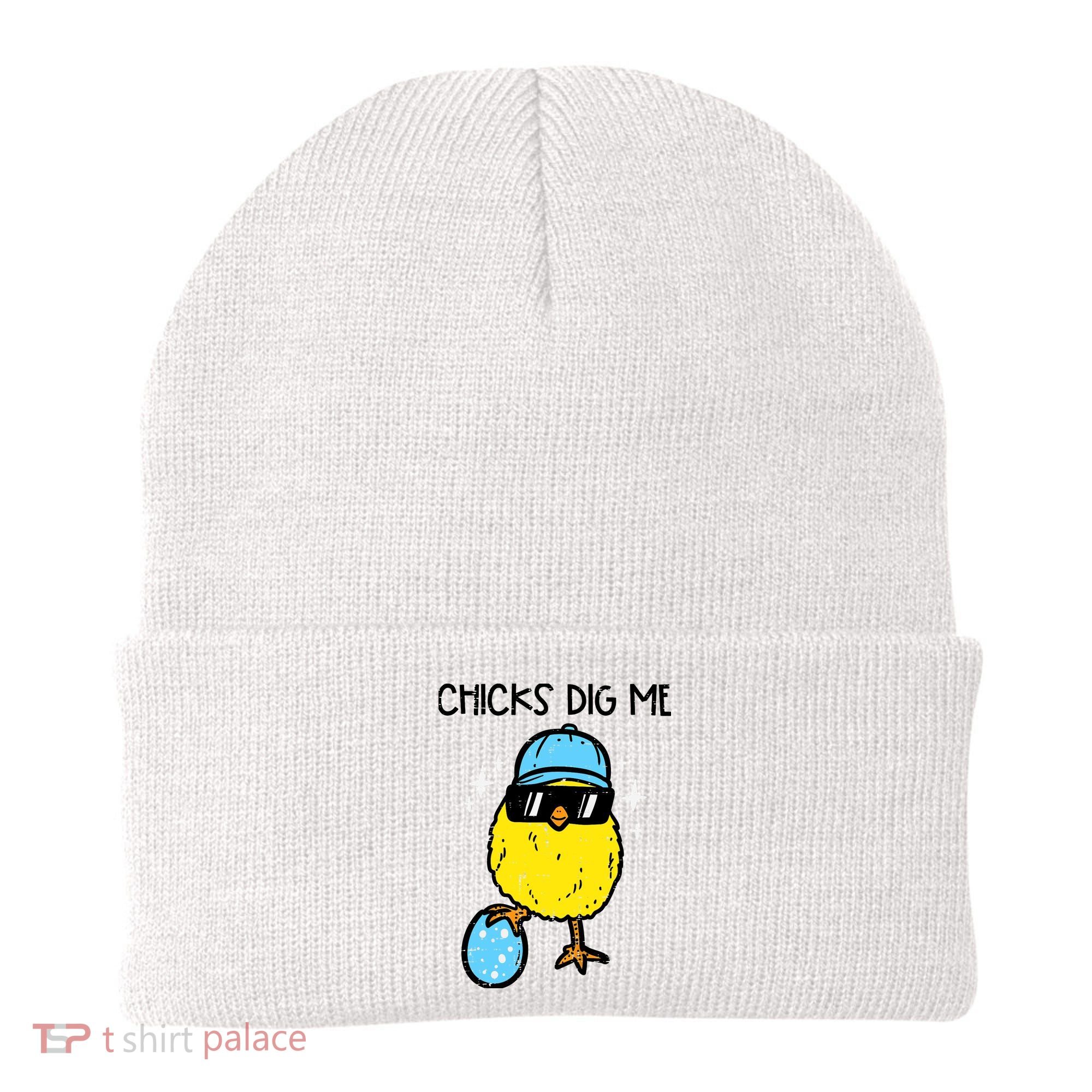 Easter Chicks Dig Me Cute Boy Teens Beanie