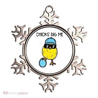 Easter Chicks Dig Me Cute Boy Teens Ornament
