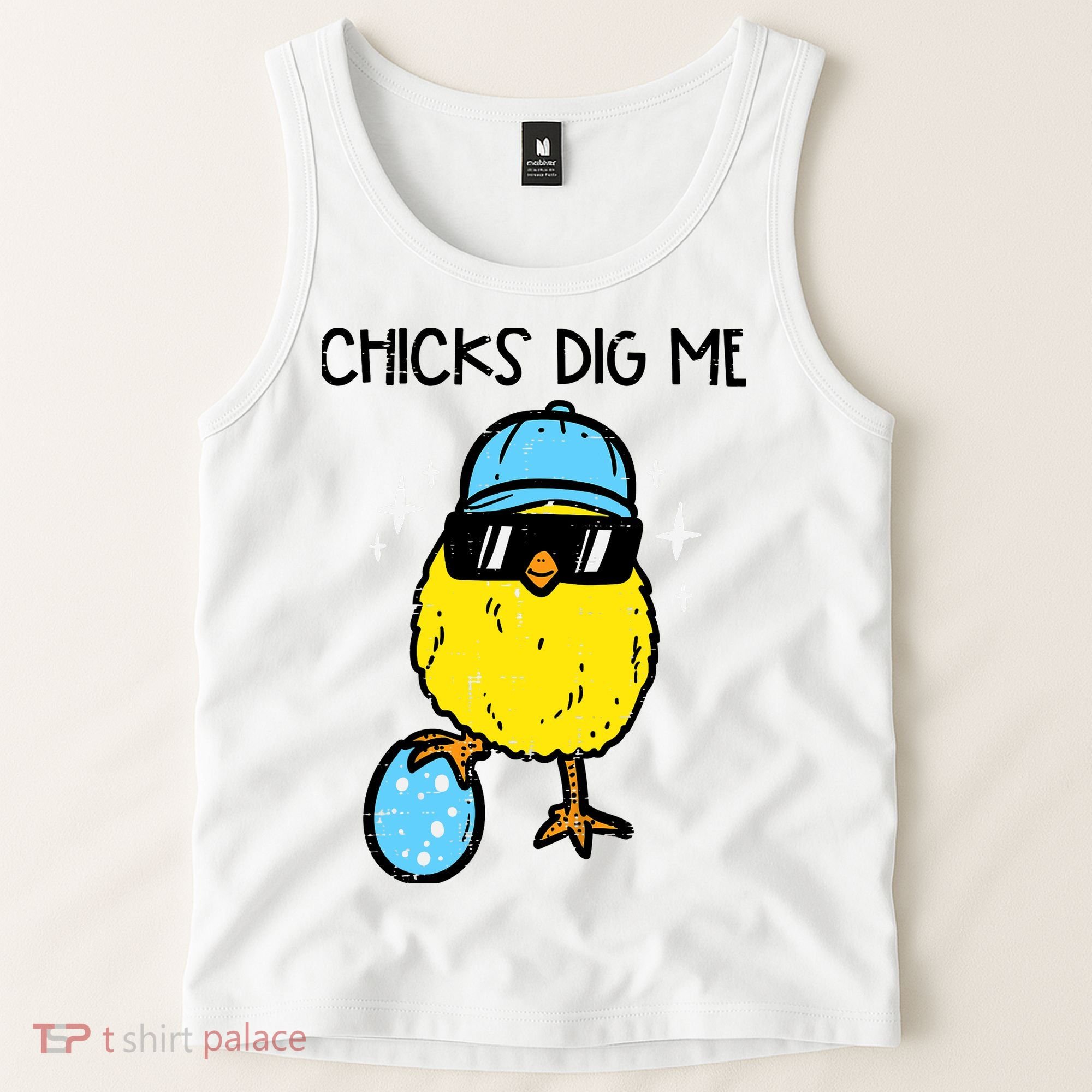 Easter Chicks Dig Me Cute Boy Teens Tank Top