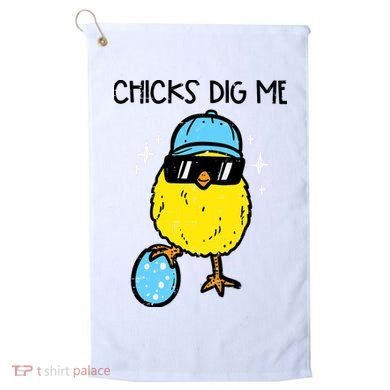 Easter Chicks Dig Me Cute Boy Teens Golf Towel