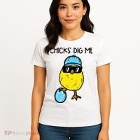Easter Chicks Dig Me Cute Boy Teens Women's T-Shirt thumb 4