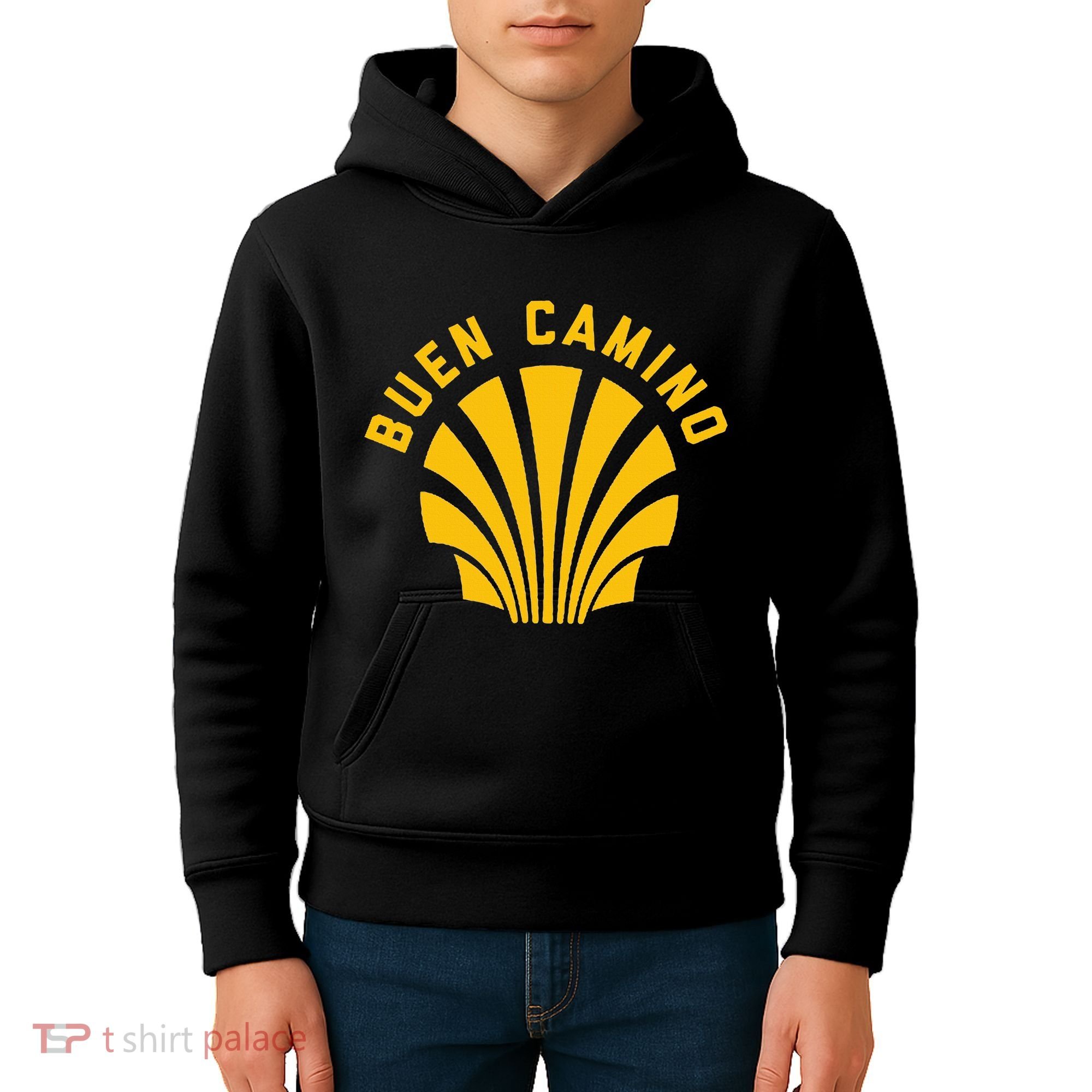 El Camino De Santiago Buen Camino Kids Hoodie