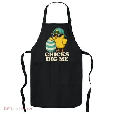 Easter Chicks Dig Me Cute Egg Hunt Gift Apron