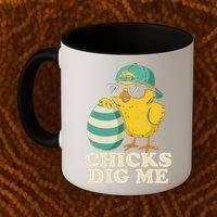 Easter Chicks Dig Me Cute Egg Hunt Gift Coffee Mug thumb 2