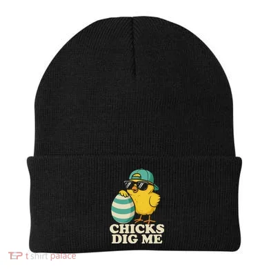 Easter Chicks Dig Me Cute Egg Hunt Gift Beanie