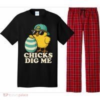 Easter Chicks Dig Me Cute Egg Hunt Gift Pajama Set thumb 0