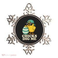 Easter Chicks Dig Me Cute Egg Hunt Gift Ornament thumb 0