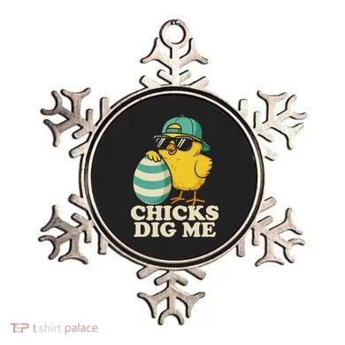 Easter Chicks Dig Me Cute Egg Hunt Gift Ornament