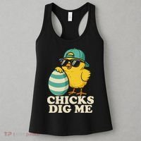 Easter Chicks Dig Me Cute Egg Hunt Gift Women's Tank Top thumb 3