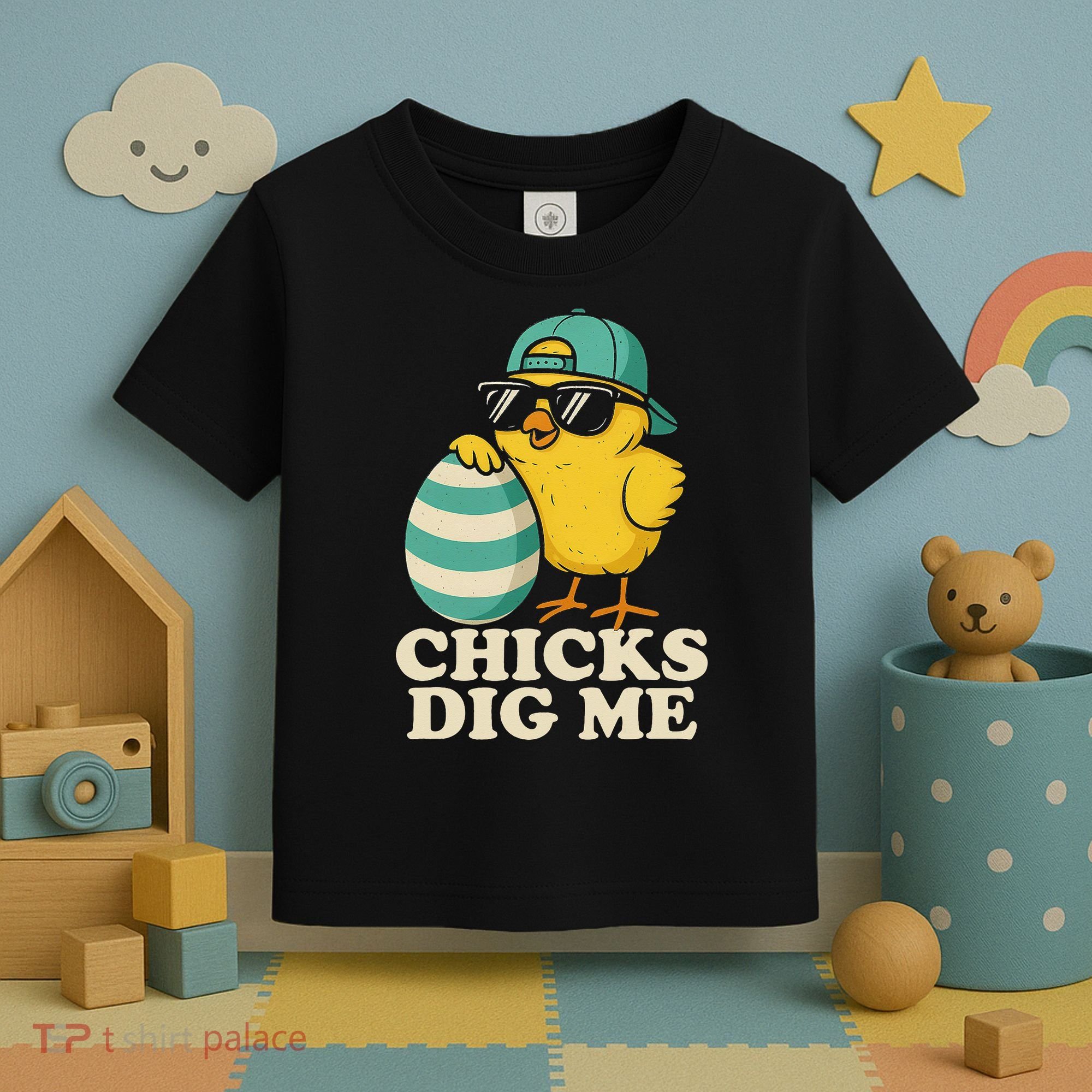Easter Chicks Dig Me Cute Egg Hunt Gift Toddler T-Shirt