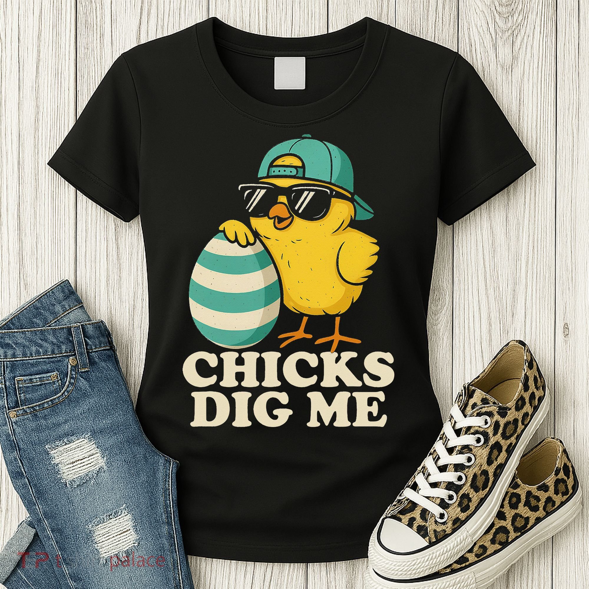 Easter Chicks Dig Me Cute Egg Hunt Gift Women's T-Shirt