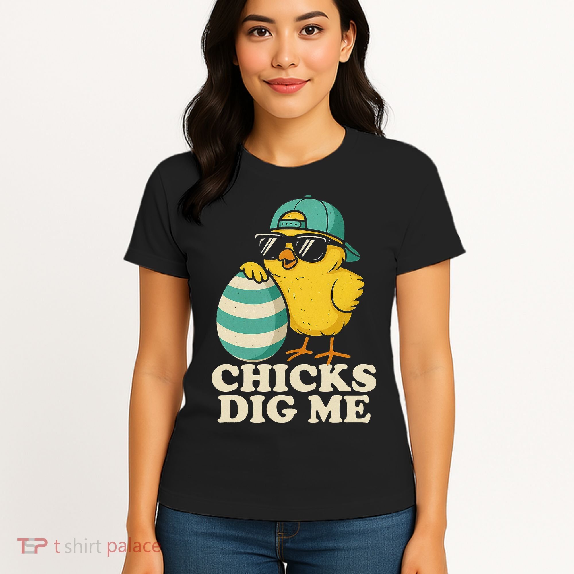 Easter Chicks Dig Me Cute Egg Hunt Gift Women's T-Shirt