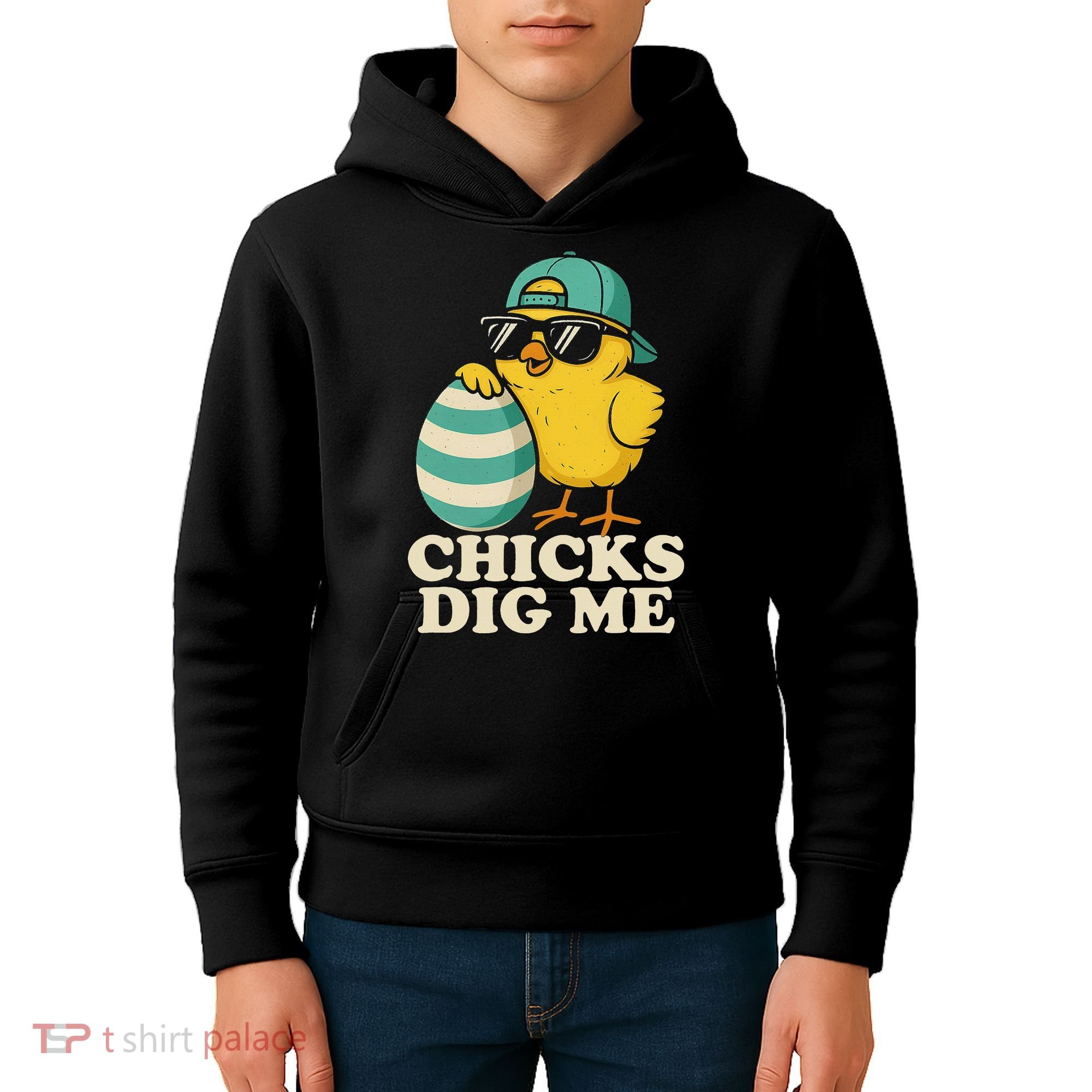 Easter Chicks Dig Me Cute Egg Hunt Gift Kids Hoodie
