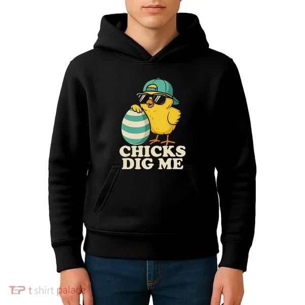 Easter Chicks Dig Me Cute Egg Hunt Gift Kids Hoodie