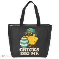 Easter Chicks Dig Me Cute Egg Hunt Gift Tote Bag thumb 0