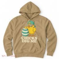 Easter Chicks Dig Me Cute Egg Hunt Gift Hoodie thumb 0