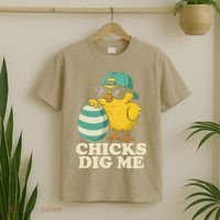 Easter Chicks Dig Me Cute Egg Hunt Gift T-Shirt thumb 2